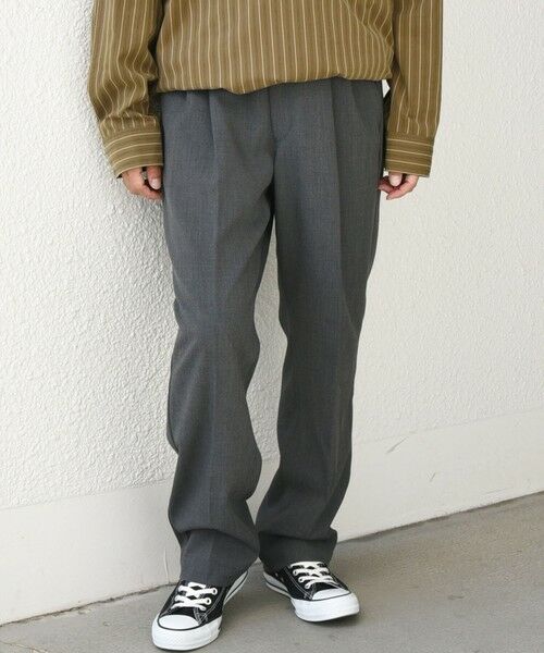 SHIPS / シップス その他パンツ | SHIPS any: 〈洗濯機可能〉チェック & ソリッド 2タック セミワイド イージー パンツ◇ | 詳細3