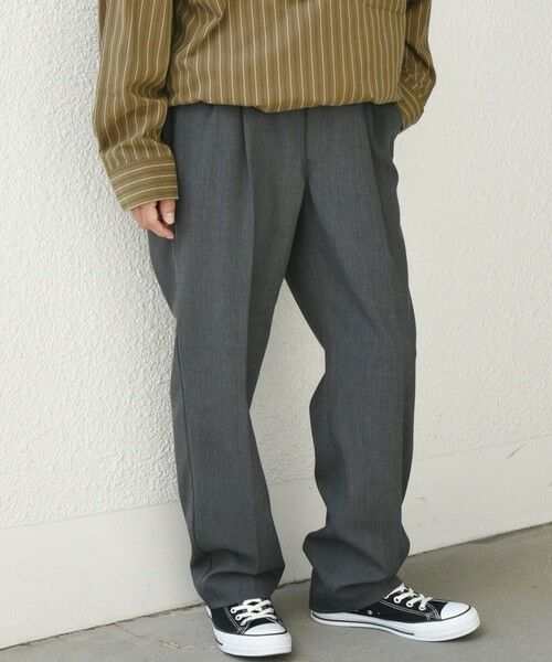 SHIPS / シップス その他パンツ | SHIPS any: 〈洗濯機可能〉チェック & ソリッド 2タック セミワイド イージー パンツ◇ | 詳細5