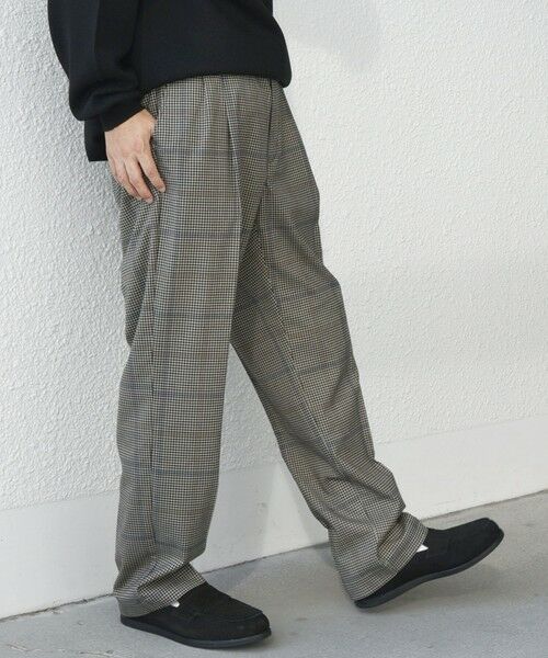 SHIPS / シップス その他パンツ | SHIPS any: 〈洗濯機可能〉チェック & ソリッド 2タック セミワイド イージー パンツ◇ | 詳細18