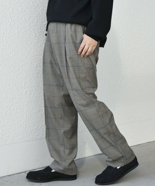 SHIPS / シップス その他パンツ | SHIPS any: 〈洗濯機可能〉チェック & ソリッド 2タック セミワイド イージー パンツ◇ | 詳細19
