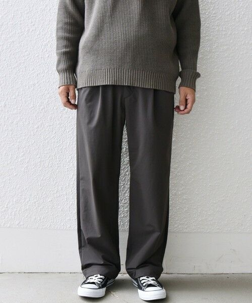 SHIPS / シップス その他パンツ | SHIPS any: 4WAY ストレッチ ナイロン 2タック ワイド イージー パンツ◇ | 詳細3