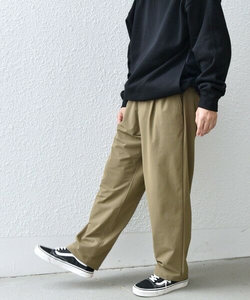 SHIPS / シップス その他パンツ | SHIPS any: 4WAY ストレッチ ナイロン 2タック ワイド イージー パンツ◇ | 詳細19