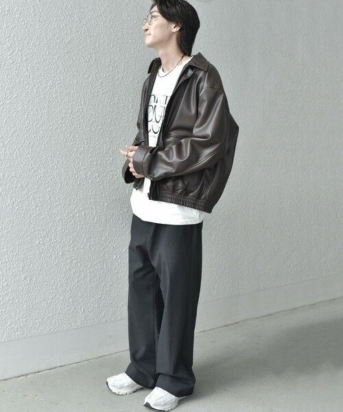 SHIPS / シップス その他パンツ | SHIPS any: ウール混 ハイライズ セミフレア ワイドパンツ (セットアップ対応)◇ | 詳細2