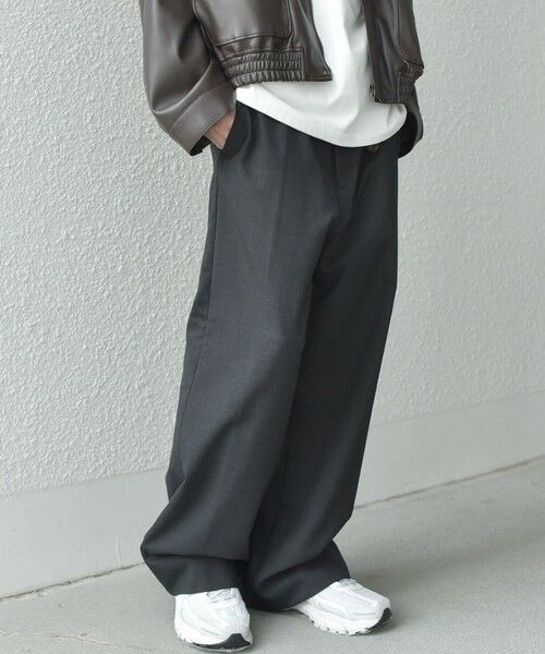 SHIPS / シップス その他パンツ | SHIPS any: ウール混 ハイライズ セミフレア ワイドパンツ (セットアップ対応)◇ | 詳細5
