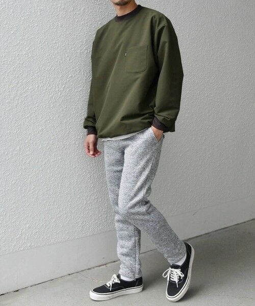 SHIPS / シップス その他パンツ | SHIPS any:〈洗濯機可能〉ニット フリース 裏起毛 スリム ジョガー パンツ 24FW (セットアップ対応)◇ | 詳細1