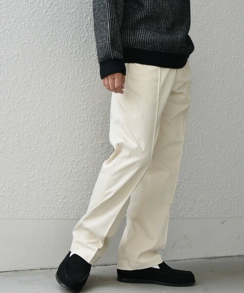 SHIPS / シップス チノ・ワークパンツ | SHIPS any: 〈洗濯機可能〉センタークリース ステッチ セミワイド イージー チノパンツ◇ | 詳細4