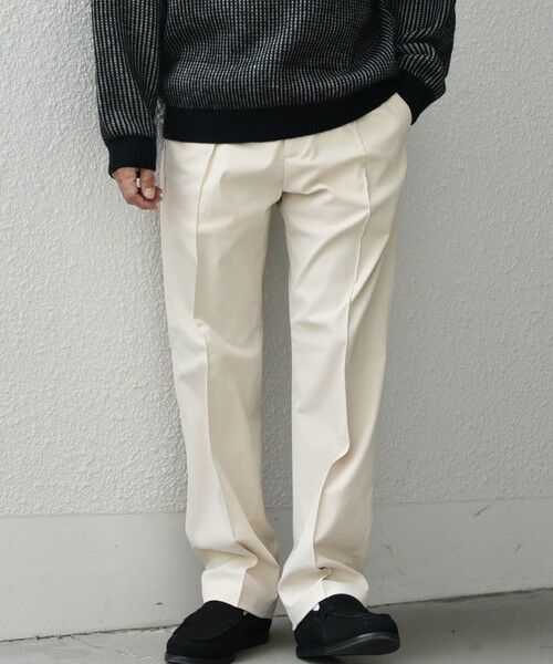 SHIPS / シップス チノ・ワークパンツ | SHIPS any: 〈洗濯機可能〉センタークリース ステッチ セミワイド イージー チノパンツ◇ | 詳細5