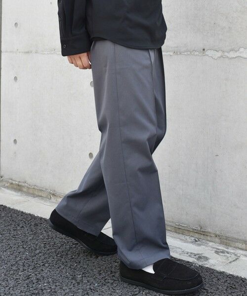 SHIPS / シップス チノ・ワークパンツ | SHIPS any: 〈洗濯機可能〉センタークリース ステッチ セミワイド イージー チノパンツ◇ | 詳細12