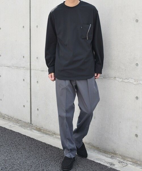 SHIPS / シップス チノ・ワークパンツ | SHIPS any: 〈洗濯機可能〉センタークリース ステッチ セミワイド イージー チノパンツ◇ | 詳細8