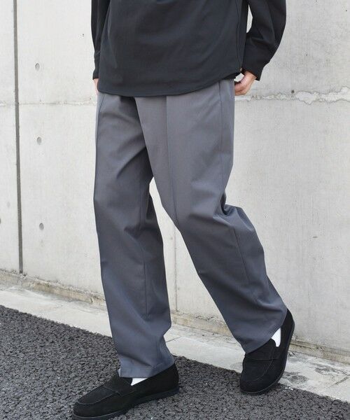 SHIPS / シップス チノ・ワークパンツ | SHIPS any: 〈洗濯機可能〉センタークリース ステッチ セミワイド イージー チノパンツ◇ | 詳細10