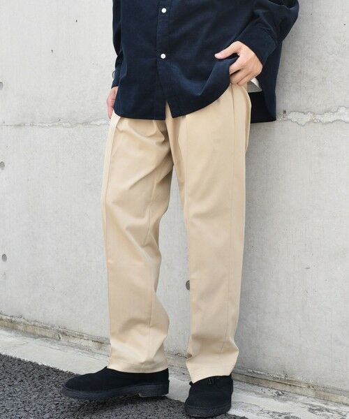 SHIPS / シップス チノ・ワークパンツ | SHIPS any: 〈洗濯機可能〉センタークリース ステッチ セミワイド イージー チノパンツ◇ | 詳細17