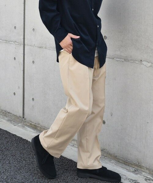 SHIPS / シップス チノ・ワークパンツ | SHIPS any: 〈洗濯機可能〉センタークリース ステッチ セミワイド イージー チノパンツ◇ | 詳細18