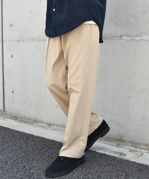 SHIPS / シップス チノ・ワークパンツ | SHIPS any: 〈洗濯機可能〉センタークリース ステッチ セミワイド イージー チノパンツ◇ | 詳細19