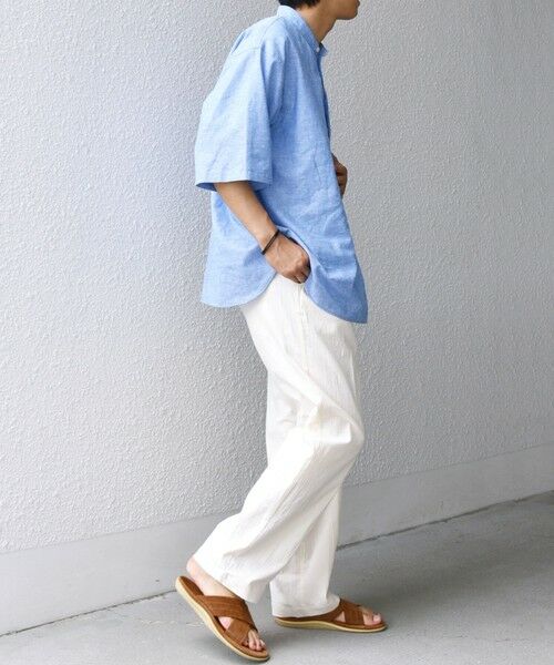 SHIPS / シップス その他パンツ | SHIPS any:〈洗濯機可能〉リネン混 2タック セミワイド イージーパンツ | 詳細2