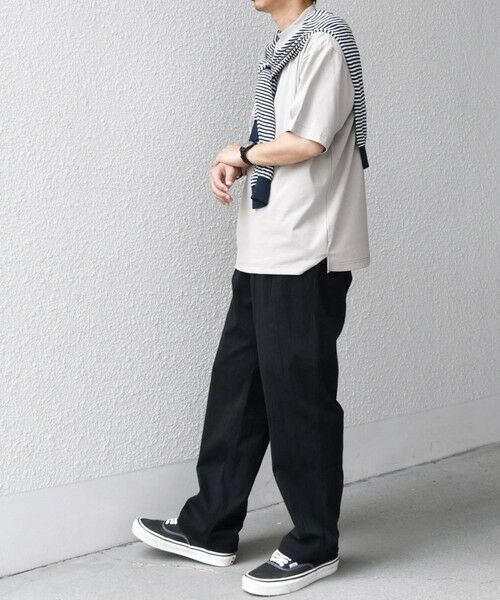 SHIPS / シップス その他パンツ | SHIPS any:〈洗濯機可能〉リネン混 2タック セミワイド イージーパンツ | 詳細9