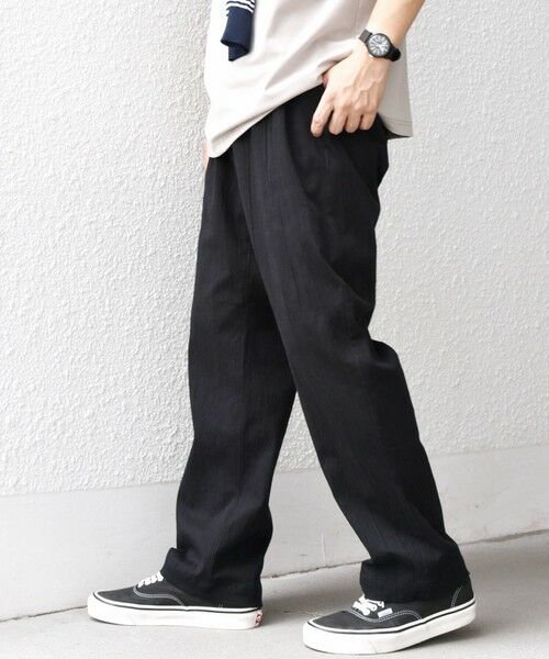 SHIPS / シップス その他パンツ | SHIPS any:〈洗濯機可能〉リネン混 2タック セミワイド イージーパンツ | 詳細11
