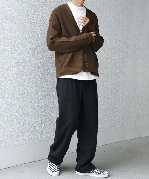SHIPS / シップス その他パンツ | SHIPS any:〈洗濯機可能〉ストレッチ 裏起毛 ウォーム アーバン 2タック ワイド イージー パンツ (セットアップ対応)◇ | 詳細2
