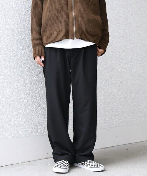 SHIPS / シップス その他パンツ | SHIPS any:〈洗濯機可能〉ストレッチ 裏起毛 ウォーム アーバン 2タック ワイド イージー パンツ (セットアップ対応)◇ | 詳細3