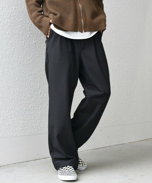 SHIPS / シップス その他パンツ | SHIPS any:〈洗濯機可能〉ストレッチ 裏起毛 ウォーム アーバン 2タック ワイド イージー パンツ (セットアップ対応)◇ | 詳細4