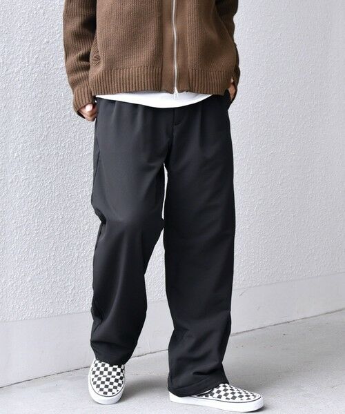 SHIPS / シップス その他パンツ | SHIPS any:〈洗濯機可能〉ストレッチ 裏起毛 ウォーム アーバン 2タック ワイド イージー パンツ (セットアップ対応)◇ | 詳細6