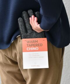 SHIPS / シップス チノ・ワークパンツ | SHIPS any: 裏起毛 ウォーム ストレッチ テーパード チノ パンツ 25AW◇