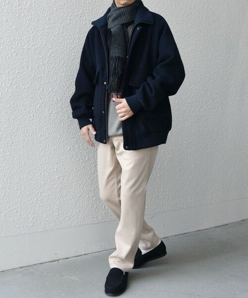 SHIPS / シップス チノ・ワークパンツ | SHIPS any: 裏起毛 ウォーム ストレッチ テーパード チノ パンツ 25AW◇ | 詳細18