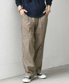 SHIPS / シップス その他パンツ | SHIPS any: LIM BLESS ソリッド/ストライプ 2プリーツ セミワイド イージーパンツ(セットアップ対応)◇