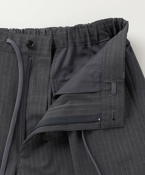 SHIPS / シップス その他パンツ | SHIPS any: LIM BLESS ソリッド/ストライプ 2プリーツ セミワイド イージーパンツ(セットアップ対応)◇ | 詳細8