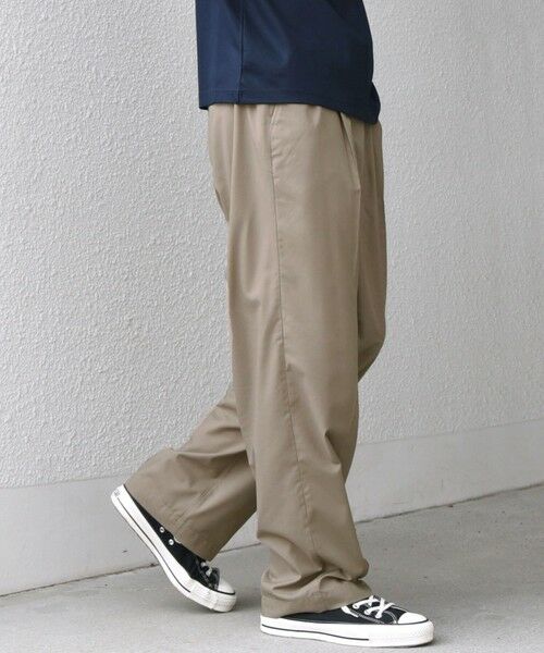 SHIPS / シップス その他パンツ | SHIPS any: LIM BLESS ソリッド/ストライプ 2プリーツ セミワイド イージーパンツ(セットアップ対応)◇ | 詳細28