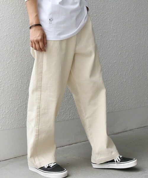 SHIPS / シップス デニムパンツ | SHIPS any: Cone Denim フリーサイズ キャンバス デニム イージーパンツ◇ | 詳細5