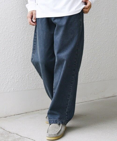 SHIPS / シップス デニムパンツ | SHIPS any: Cone Denim フリーサイズ キャンバス デニム イージーパンツ◇ | 詳細12