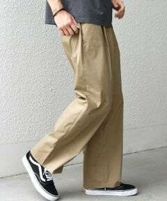 SHIPS / シップス チノ・ワークパンツ | SHIPS any:〈洗濯機可能〉MERROW ワイド 1タック イージー チノパンツ◇