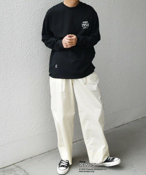 SHIPS / シップス チノ・ワークパンツ | SHIPS any:〈洗濯機可能〉MERROW ワイド 1タック イージー チノパンツ◇ | 詳細1