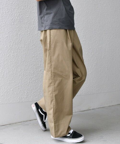 SHIPS / シップス チノ・ワークパンツ | SHIPS any:〈洗濯機可能〉MERROW ワイド 1タック イージー チノパンツ◇ | 詳細19