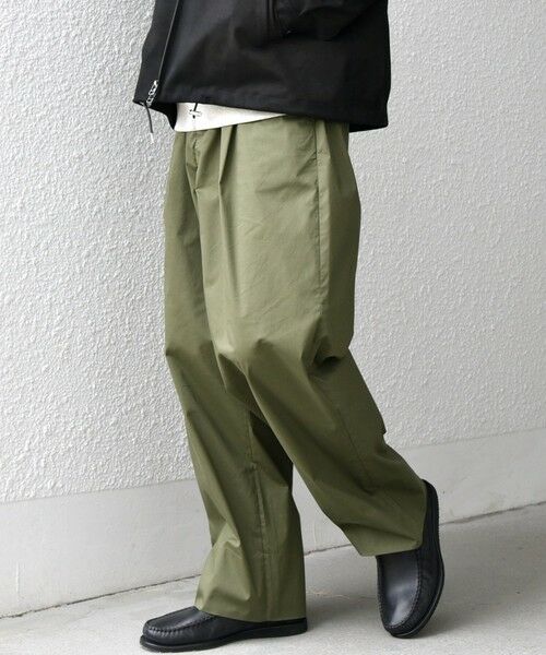 SHIPS / シップス チノ・ワークパンツ | SHIPS any:〈洗濯機可能〉MERROW ワイド 1タック イージー チノパンツ◇ | 詳細25