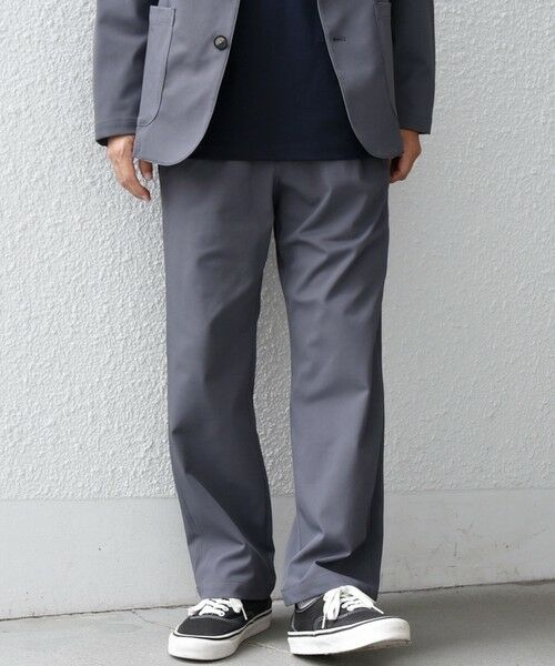 SHIPS / シップス その他パンツ | SHIPS any: SORONA(R) ライト ツイル ストレッチ イージーパンツ(セットアップ対応)◇(グレー)