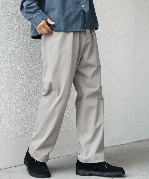 SHIPS / シップス その他パンツ | SHIPS any: SORONA(R) ライト ツイル ストレッチ イージーパンツ(セットアップ対応)◇(ベージュ)