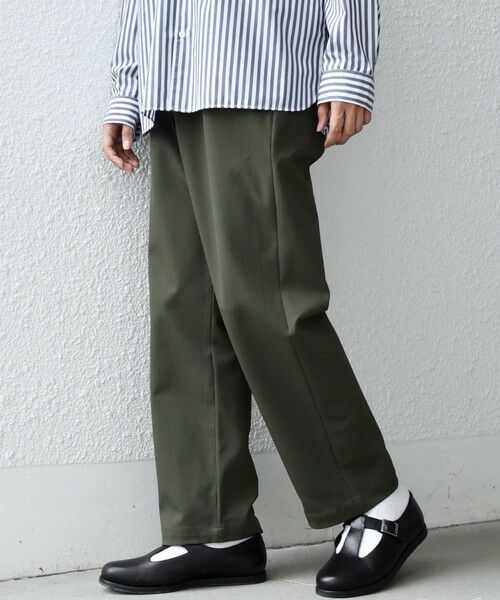 SHIPS / シップス その他パンツ | SHIPS any: SORONA(R) ライト ツイル ストレッチ イージーパンツ(セットアップ対応)◇(オリーブ)