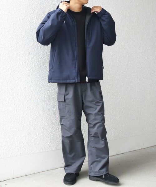 SHIPS / シップス カーゴパンツ | SHIPS any:〈洗濯機可能〉裏起毛 ウォーム スマート ワイド イージー カーゴ パンツ◇ | 詳細1