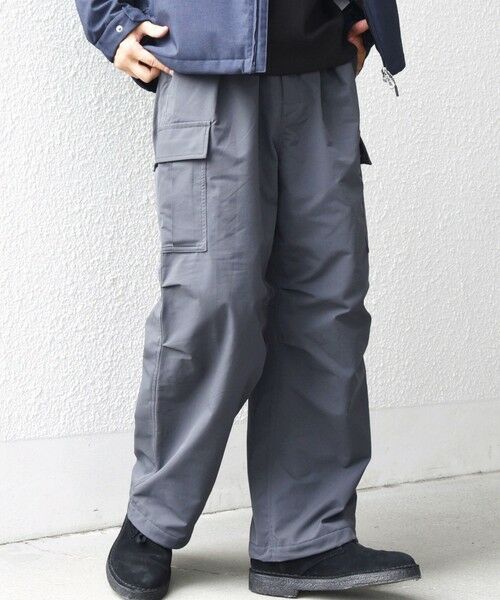 SHIPS / シップス カーゴパンツ | SHIPS any:〈洗濯機可能〉裏起毛 ウォーム スマート ワイド イージー カーゴ パンツ◇ | 詳細5