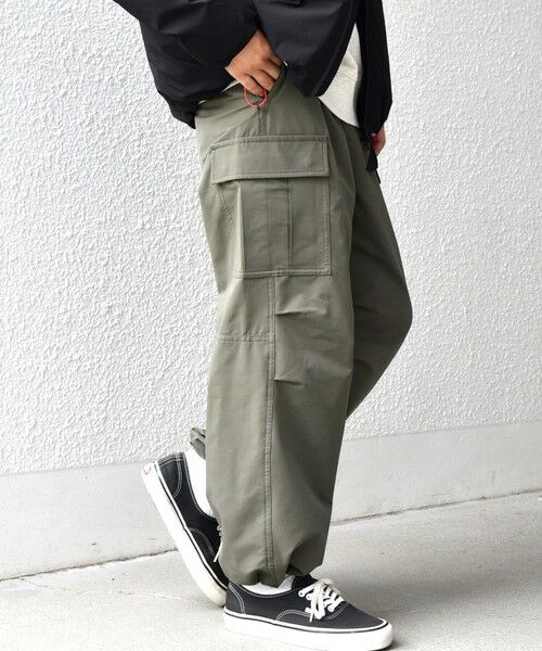 SHIPS / シップス カーゴパンツ | SHIPS any:〈洗濯機可能〉裏起毛 ウォーム スマート ワイド イージー カーゴ パンツ◇ | 詳細22