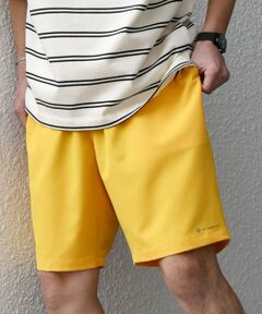 SHIPS / シップス ショート・ハーフ・半端丈パンツ | SHIPS any:〈洗濯機可能/撥水〉4WAYストレッチ ロゴ カラー イージー ショーツ◇