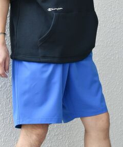 SHIPS / シップス ショート・ハーフ・半端丈パンツ | SHIPS any:〈洗濯機可能/撥水〉4WAYストレッチ ロゴ カラー イージー ショーツ◇