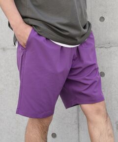 SHIPS / シップス ショート・ハーフ・半端丈パンツ | SHIPS any:〈洗濯機可能/撥水〉4WAYストレッチ ロゴ カラー イージー ショーツ◇