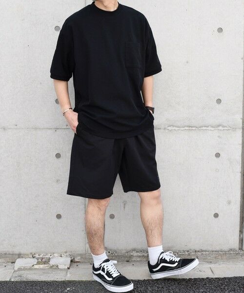 SHIPS / シップス ショート・ハーフ・半端丈パンツ | SHIPS any:〈洗濯機可能/撥水〉4WAYストレッチ ロゴ カラー イージー ショーツ◇ | 詳細1