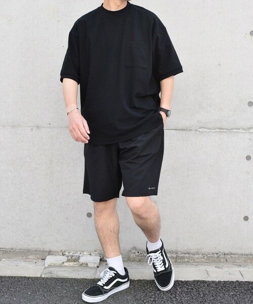 SHIPS / シップス ショート・ハーフ・半端丈パンツ | SHIPS any:〈洗濯機可能/撥水〉4WAYストレッチ ロゴ カラー イージー ショーツ◇ | 詳細2