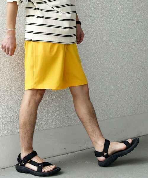 SHIPS / シップス ショート・ハーフ・半端丈パンツ | SHIPS any:〈洗濯機可能/撥水〉4WAYストレッチ ロゴ カラー イージー ショーツ◇ | 詳細12