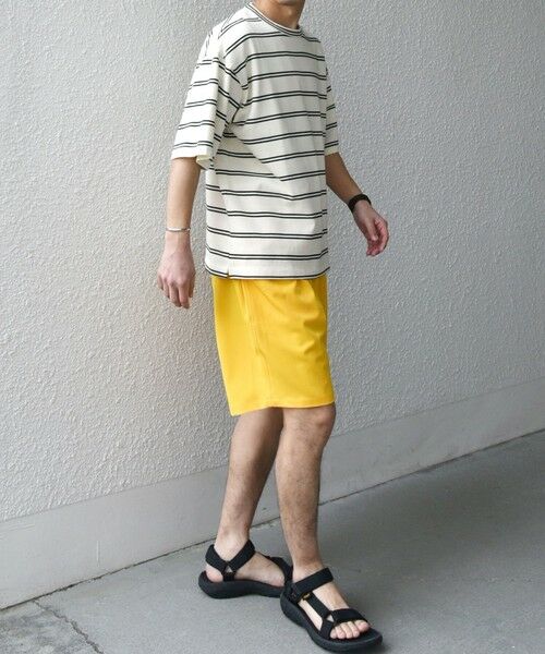 SHIPS / シップス ショート・ハーフ・半端丈パンツ | SHIPS any:〈洗濯機可能/撥水〉4WAYストレッチ ロゴ カラー イージー ショーツ◇ | 詳細9