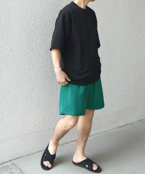 SHIPS / シップス ショート・ハーフ・半端丈パンツ | SHIPS any:〈洗濯機可能/撥水〉4WAYストレッチ ロゴ カラー イージー ショーツ◇ | 詳細16