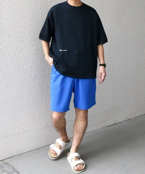 SHIPS / シップス ショート・ハーフ・半端丈パンツ | SHIPS any:〈洗濯機可能/撥水〉4WAYストレッチ ロゴ カラー イージー ショーツ◇ | 詳細22